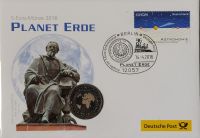 5 Euro Numisbrief Planet Erde 2016 Buchstabe F, stempelglanz Baden-Württemberg - Lauda-Königshofen Vorschau