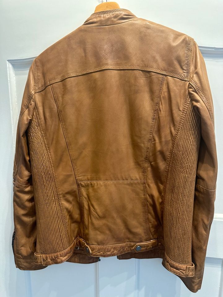 Lederjacke cognac von Tchibo Gr. 40 in Warendorf