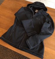 Jack Wolfskin Strickjacke Fleecejacke grau Kapuze Saarland - Wallerfangen Vorschau