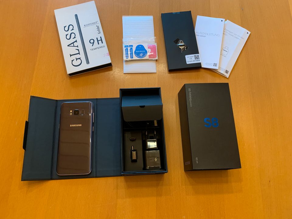 Samsung Handy Galaxy S8 (SM-G950F9), 64 GB, Orchid Grey in Leimersheim