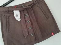 ♥ EDC Esprit Rock Gr. S 36 Velourleder Braun Gürtel Knopfleiste Nordrhein-Westfalen - Brilon Vorschau