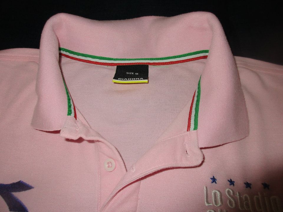 Poloshirt Nr. 10 Diadora Stadio Olympico Rom Italy Italien Gr. M in Remscheid