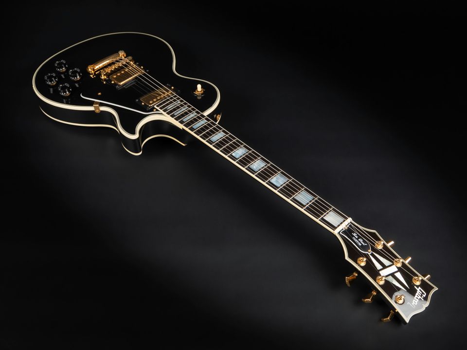 1990 Gibson Les Paul Custom Ebony | Vintage USA Black Beauty in Niebüll