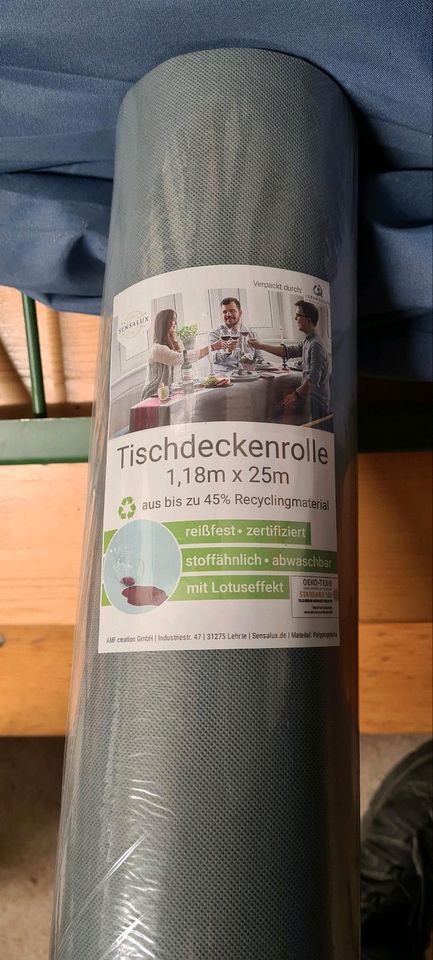 Sensalux Tischdeckenrolle, 1,18m x 25m, abwaschbare Vliesdecke, O in Lohmen