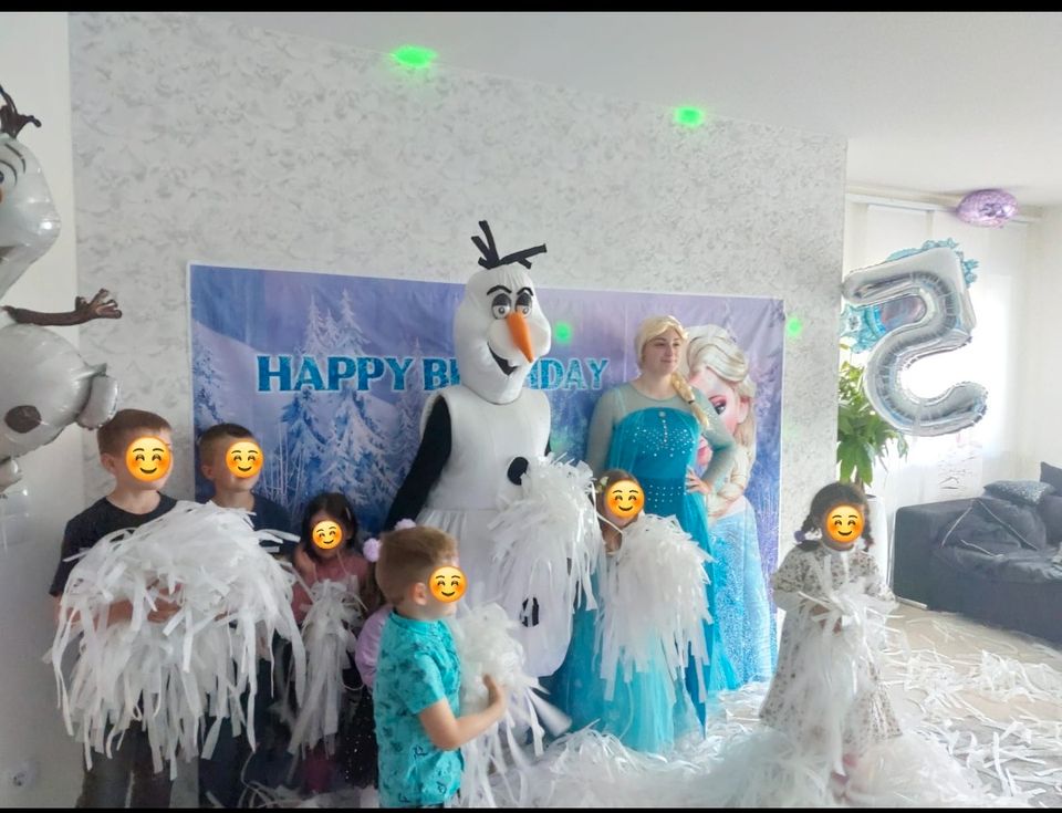 Kindergeburtstag,Kinderparty,Kinderschminke,Zauber,Clown,Elsa in Bielefeld