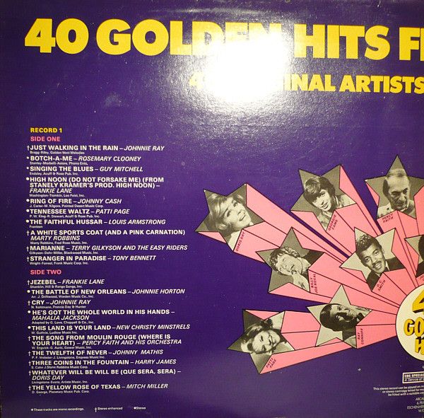 40 Golden Hits (2 x LP, Vinyl, Schallplatte) in Greifswald