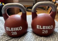 TOP! - 2 Eleiko 28kg Competition Kettlebells CrossFit HIIT RKC Brandenburg - Potsdam Vorschau