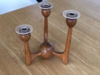 Kerzenständer Danish Teak Space Age 60/70er Jahre Vintage Nordfriesland - Wobbenbüll Vorschau