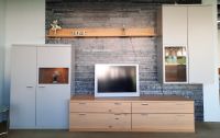 Wohnwand mit Vitrine, Lowboard / Sideboard / Couchtisch Bayern - Sulzbach-Rosenberg Vorschau