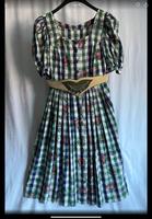 Trachtenkleid mit Gürtel Gr.38/40 Bayern - Schwabhausen Vorschau