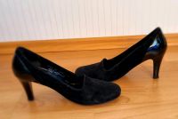 Gabor Pumps Nubukleder schwarz Lackabsatz Gr. 38 (5) Hessen - Rabenau Vorschau