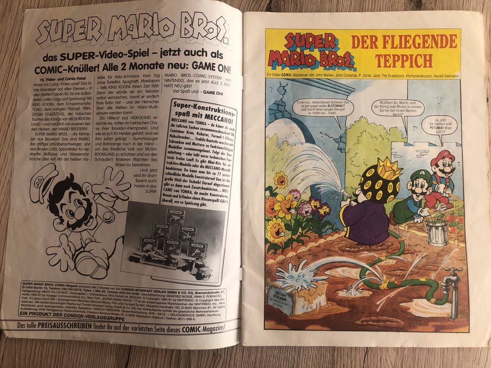 Super Mario Bros. Comics Nr.1,2,4,6 in Weiden (Oberpfalz)