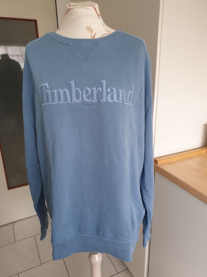 Timberland Sweatshirt GR: XL  hellblau -gesticktelogo 100&% BW in Wiesbaden