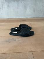 H&M Damen Sommer Schuhe, schwarze Latschen, Schlappen gr. 39 Bielefeld - Milse Vorschau