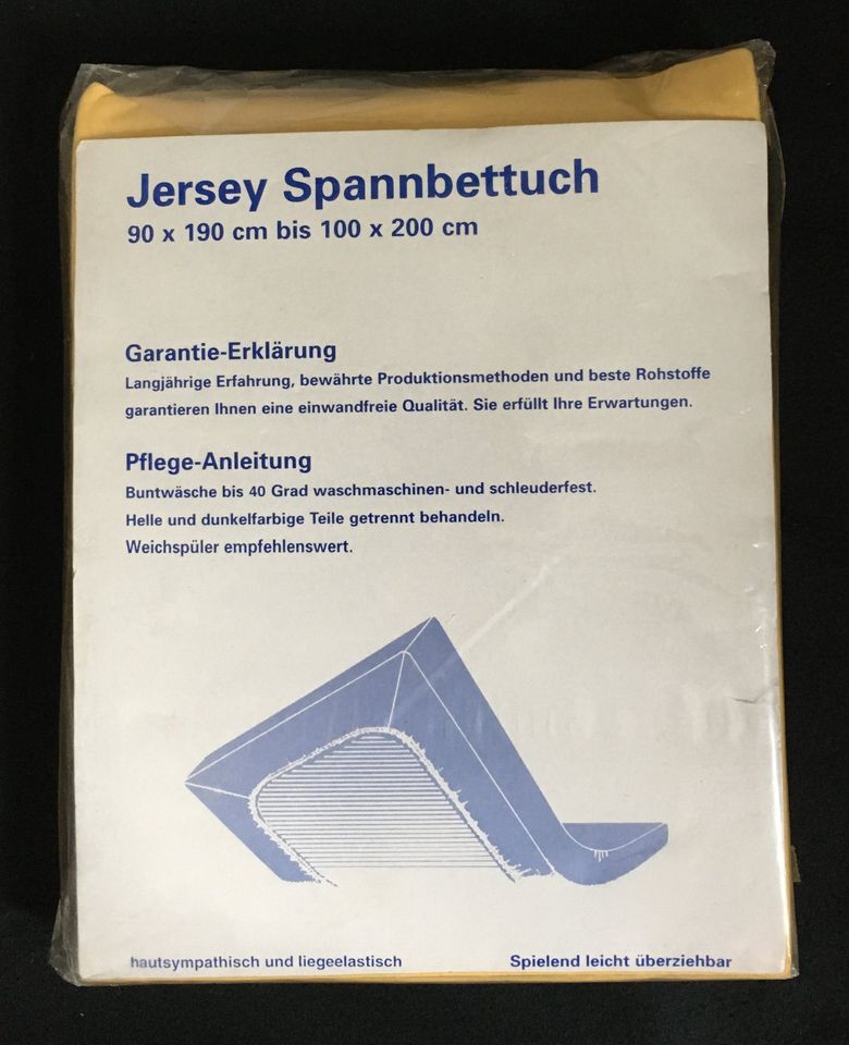 ✅ Jersey Spannbetttuch * Betttuch * 100 % Baumwolle * NEU * OVP ✅ in Bayreuth