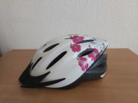 Fahrradhelm weiß mit pinken Blumen Sachsen-Anhalt - Elbe-Parey Vorschau