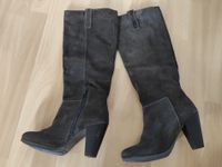 Wildleder Stiefel mit Absatz, anthrazit grau, Gr. 36, NEU Hessen - Darmstadt Vorschau