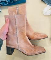 Echtleder Stiefelette Größe 37 Vintage Bayern - Großostheim Vorschau