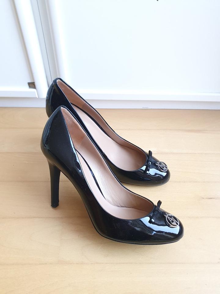 ARMANI JEANS – 38/39 – Pumps – schwarz – High Heel - Lackleder in Bremen