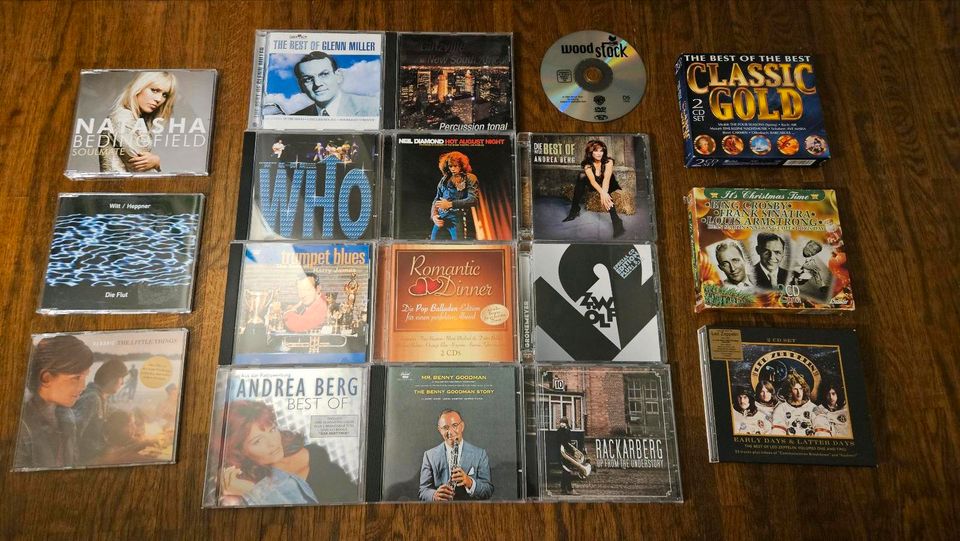 23 CD Musik Sammlung Grönemeyer Andrea Berg The Who Glenn Miller in Garbsen