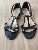 Schicke italienische Leder-Sandalen von Cenedella  38 in schwarz Bayern - Oberschweinbach Vorschau