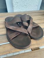 TOP Leder-Sandalen Gr. 45 dunkelbraun Ralph Harrison Pantolette München - Trudering-Riem Vorschau