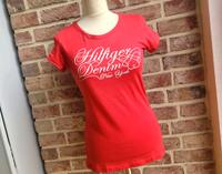 TOMMY HILFIGER Damen T-Shirt S 34/36 rot kurzarm Sommer Nordrhein-Westfalen - Jüchen Vorschau