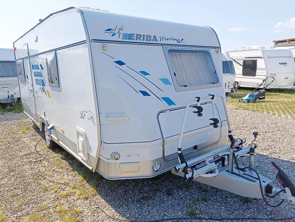 Schnäppchen Hymer Eriba 545 Moving Autarkpaket Fahrradträger SAT in Berkenthin