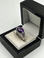 Wunderschöner Ring mit Amethyst Stein Silber 925 Berlin - Spandau Vorschau