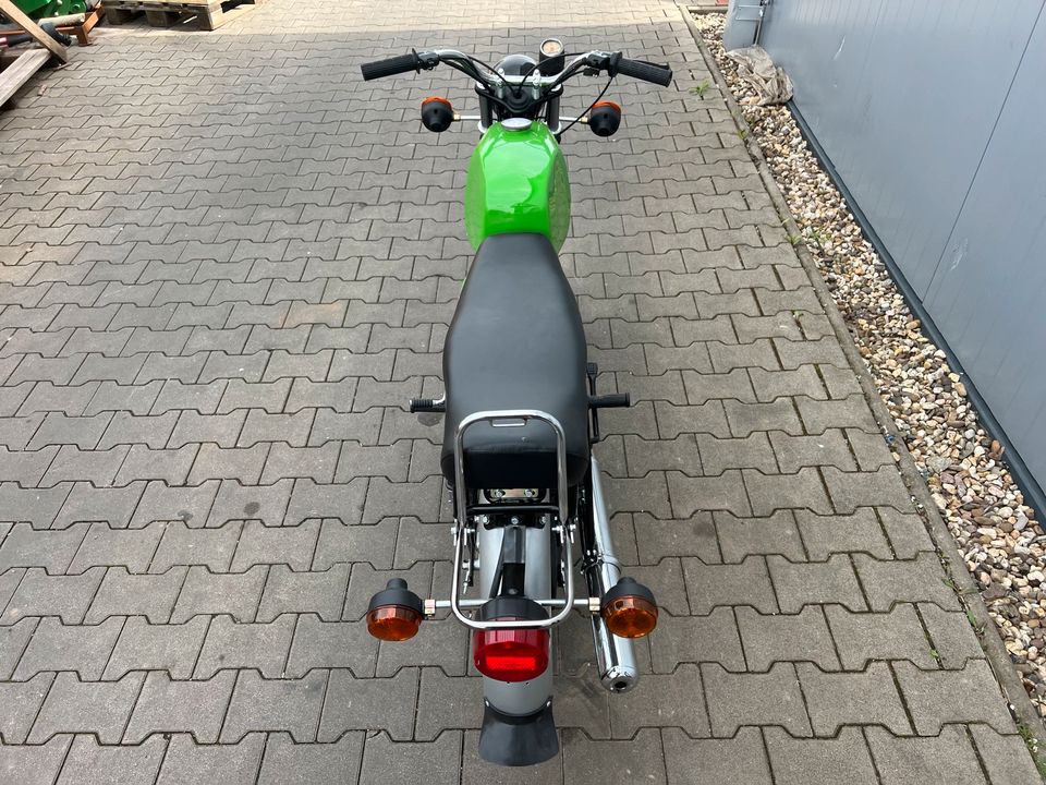 Simson S50 NEUAUFBAU Büffeltank VAPE 1976 Moped Mofa S51 in Osterweddingen