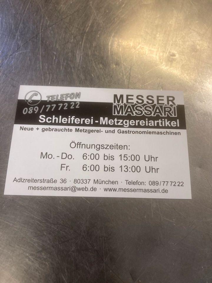 Meissner Kutter 65 Liter Edelstahl mit Mischgang in München