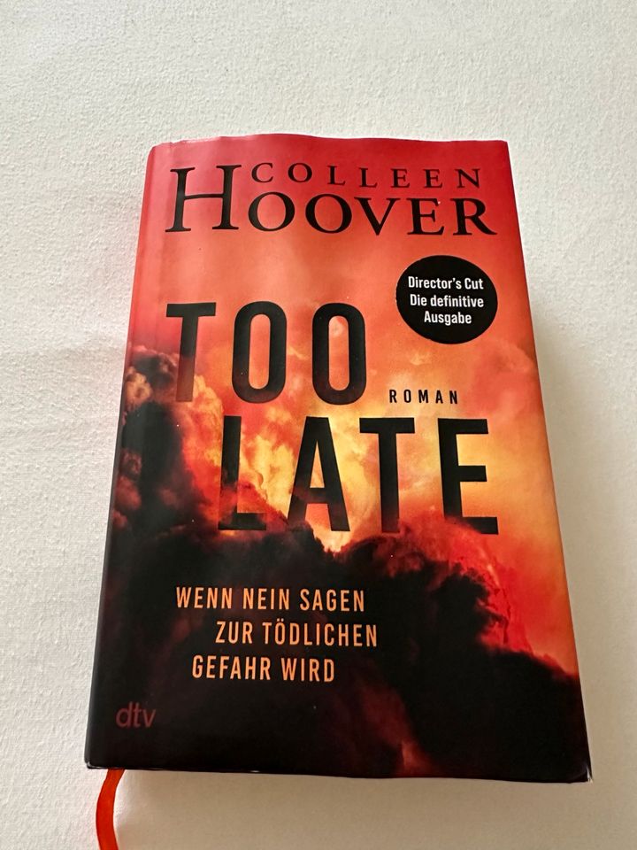 Too Late von Colleen Hoover in Extertal