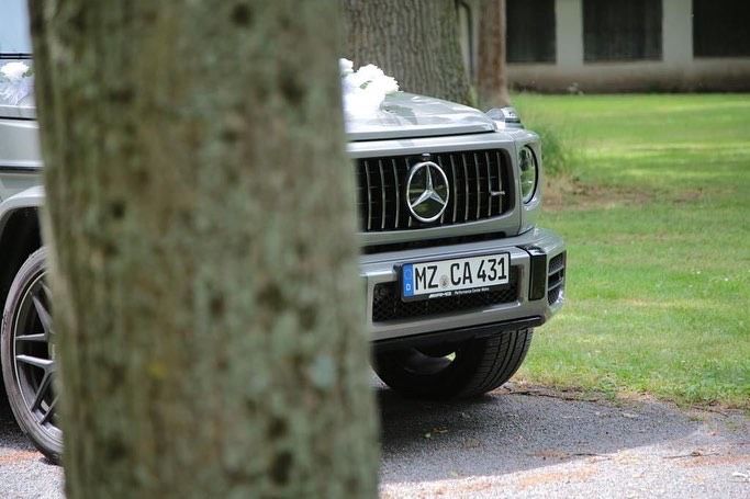 Mercedes G63 AMG mieten in Mainz, classicgrau Maximalausstattung! in Mainz