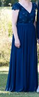 Blaues bodenlanges Kleid Hessen - Burgwald Vorschau