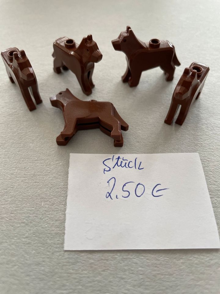 Lego Hunde, Husky, Dalmatiner, Mops, Welpe,Knochen,Hundehaufen in Bielefeld