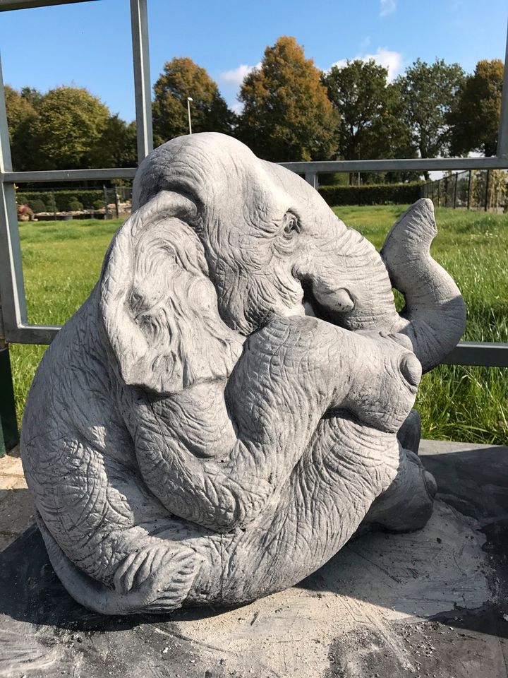 ‼️XL Elefant 125kg Elephant Elefanten Steinfigur Schrebergarten‼️ in Duisburg