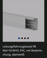 Leitungsführungskanal FB 60x110-9010, PVC, mit Bodenlochung, alpi Nordrhein-Westfalen - Jülich Vorschau