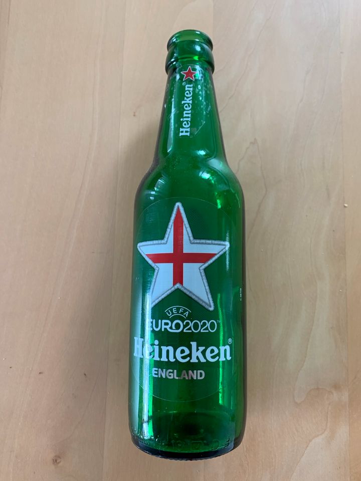 Heineken UEFA Euro 2020 Bierflasche England in Coburg