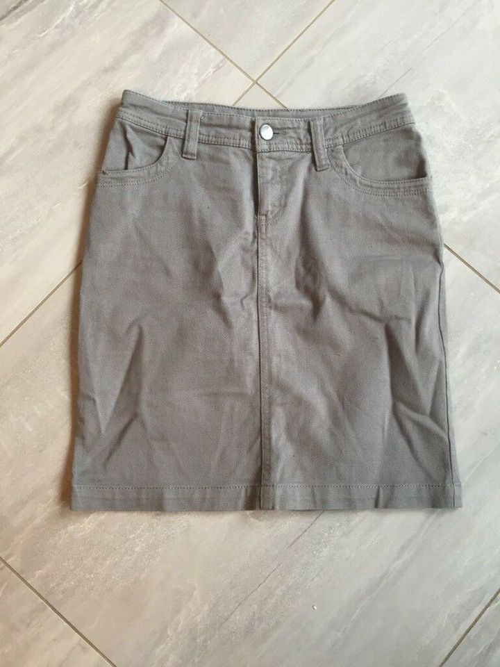 Rock Jeans - Rock grau 34 36 XS S inkl.Versand in Gerlingen