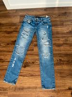 ZARA Damen Jeans mit Löcher Rheinland-Pfalz - Mutterstadt Vorschau