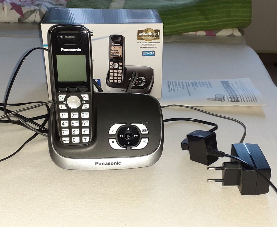 Telefon Panasonic kx-tg6521 gebraucht-guter Zustand in Oberursel (Taunus)