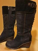 Schwarze Damen-Lederstiefel von Tamaris , Gr 37 Mecklenburg-Vorpommern - Stralsund Vorschau
