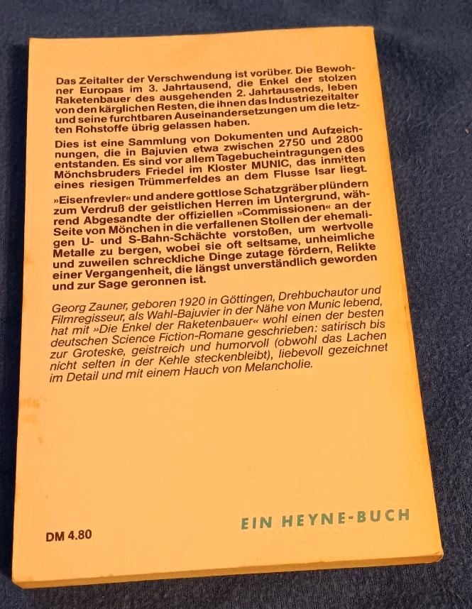 Buch Die Enkel der Raketenbauer von Georg Zauner Science Fiction in Pottenstein