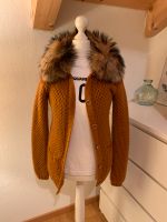 Hallhuber Strickjacke XS 34 mit Echtfellkragen Jacke Cardigan Bayern - Traunstein Vorschau