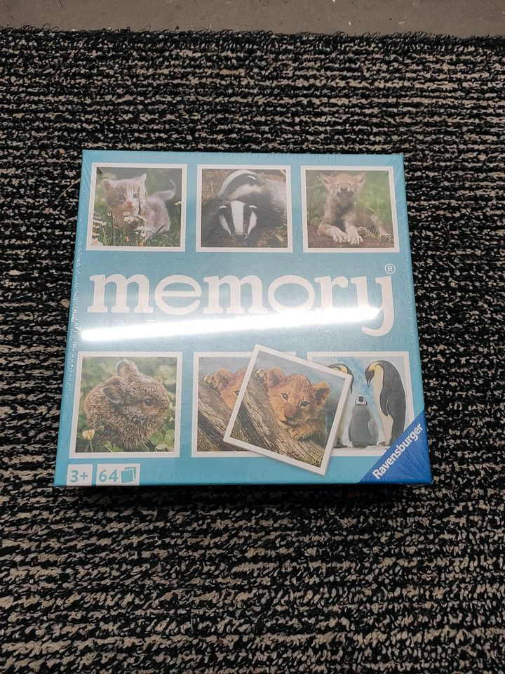 2 X Ravensburger Memory Tiere  ungeöffnet ab 3 Jahre 64 Teile OVP in Bonn