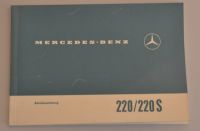 Mercedes-Benz Betriebsanleitung 220 220 S  / 220 B 220 SB W111 Nordrhein-Westfalen - Datteln Vorschau