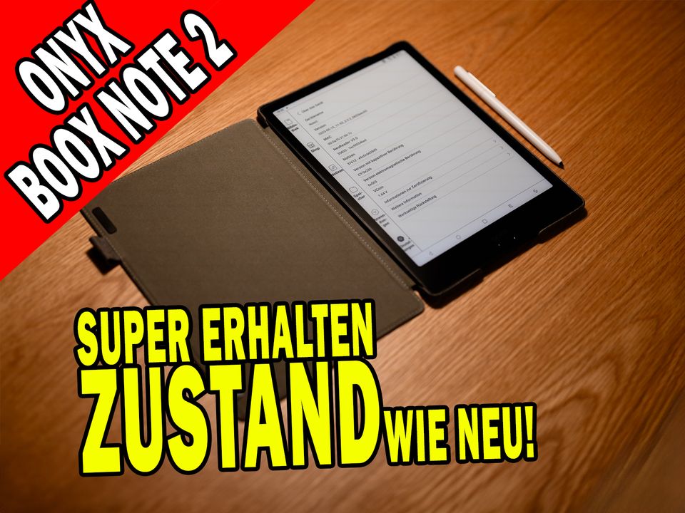 E-Ink Tablet | ONYX BOOX NOTE 2 | 64GB Speicher | Ipad alternativ in Leverkusen