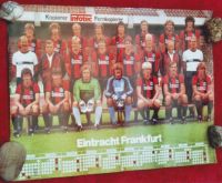 Eintracht Frankfurt Mannschaftsposter mit Spielplan1982/1983 Hessen - Rosenthal Vorschau