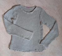 Flauschiger Wollpulover in Beige, Strick, Größe L Hessen - Hünstetten Vorschau