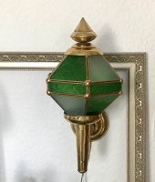 Antik Art Déco Wandleuchte Laterne Lampe Messing Glas 149€* Hessen - Buseck Vorschau